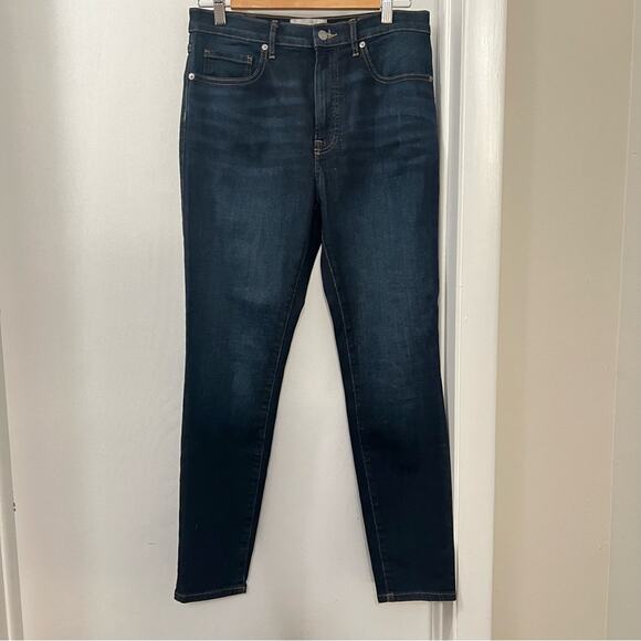 Everlane Denim - Everlane Dark Blue Denim Jeans High Rise Skinny Size 30 Regular